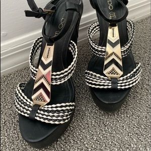 Aldo Leather wedge women’s shoe